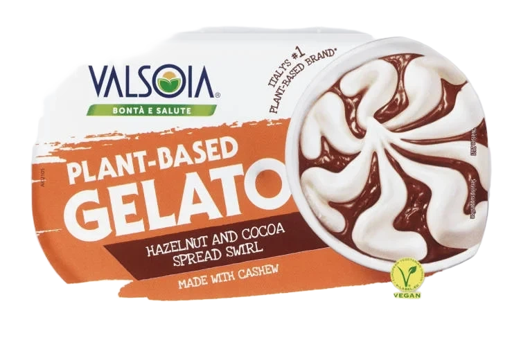 Gelato Hasselnøtt&Sjoko 400ml Valsoia