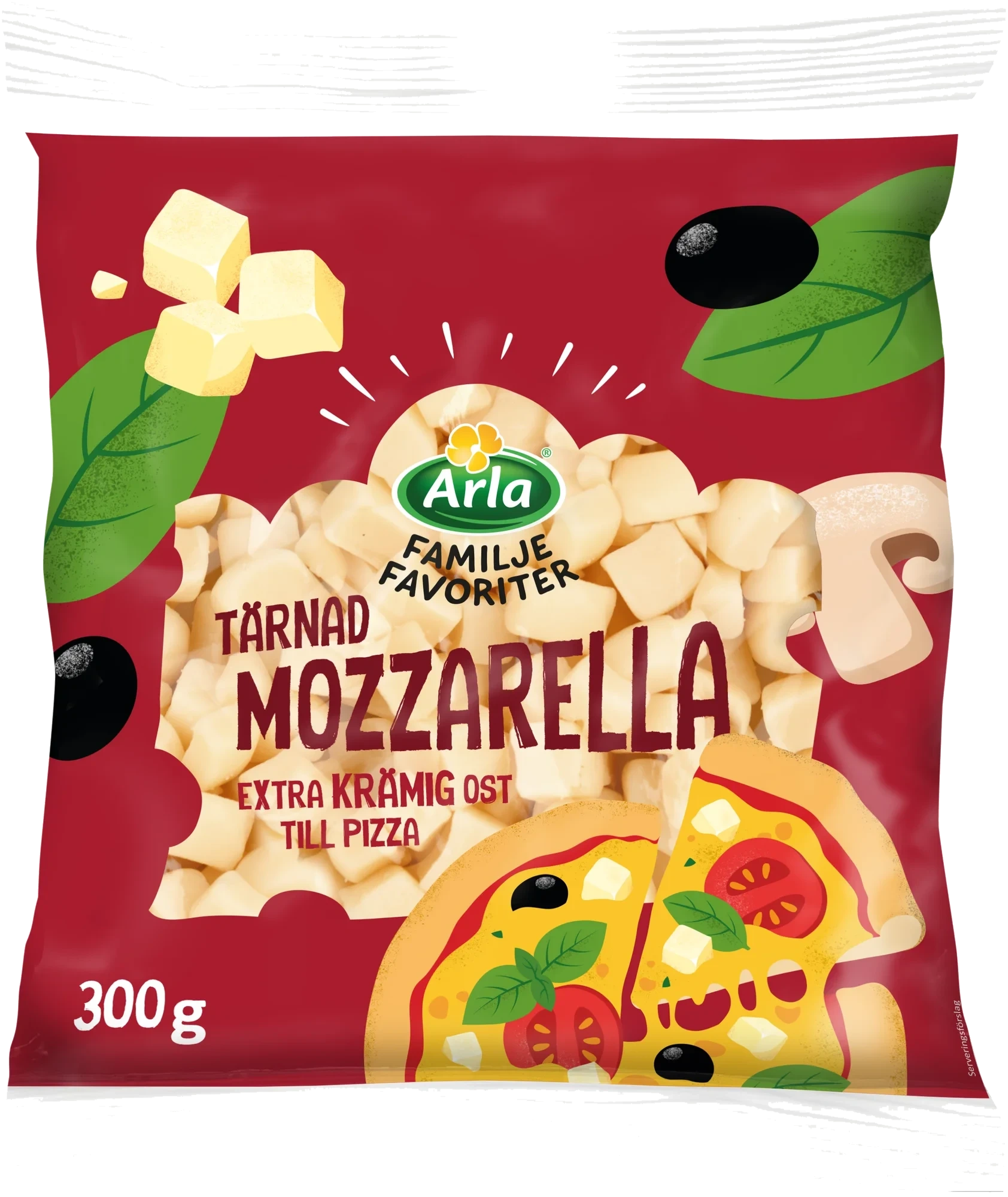 Familjefavoriter Tärnad Mozzarella