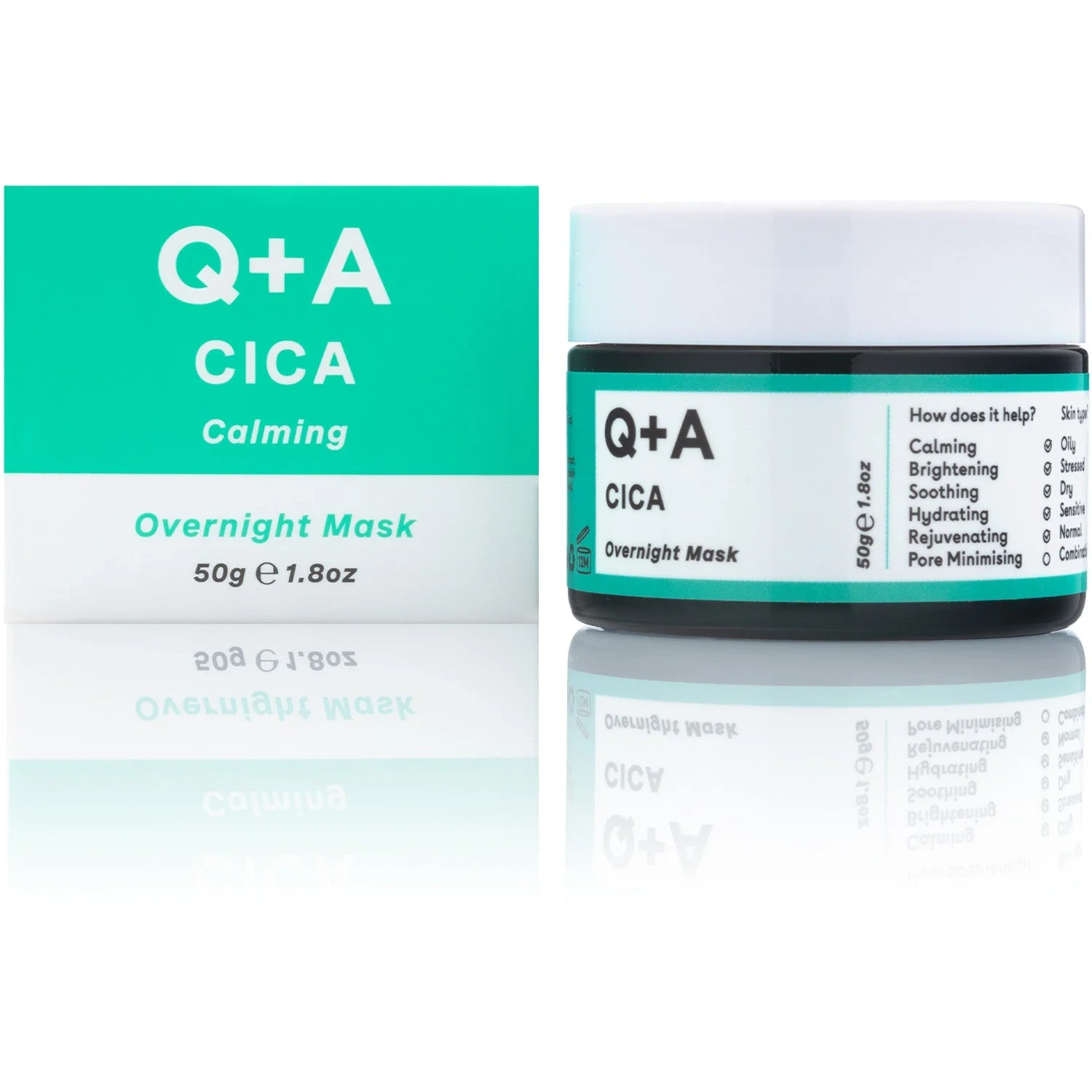 Q+A Cica Calming Overnight Face Mask