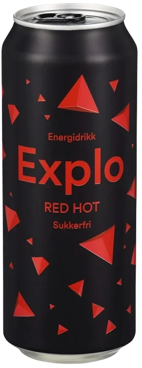 Explo Red Hot Sukkerfri 0,5l boks Mack