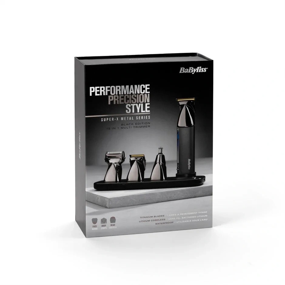BaByliss Super X Metal - 15 in 1 Multi-Trimmer