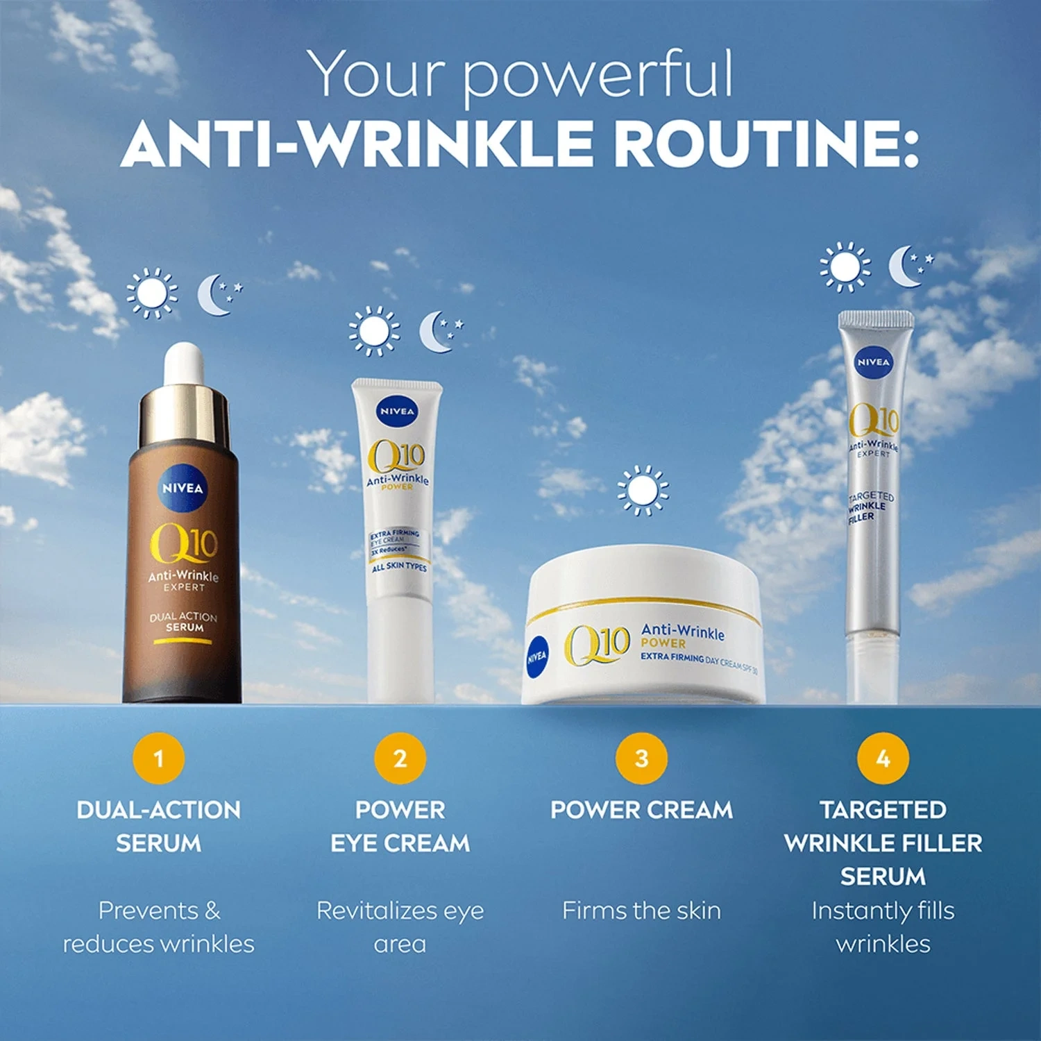 NIVEA Q10 Power Firming Day Cream SPF15