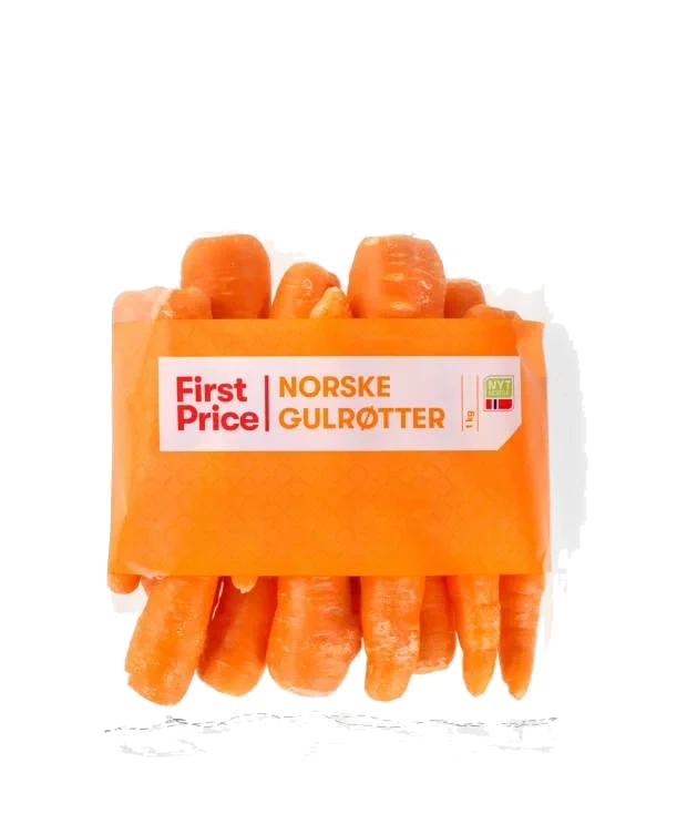 Gulrot 1kg pose First Price