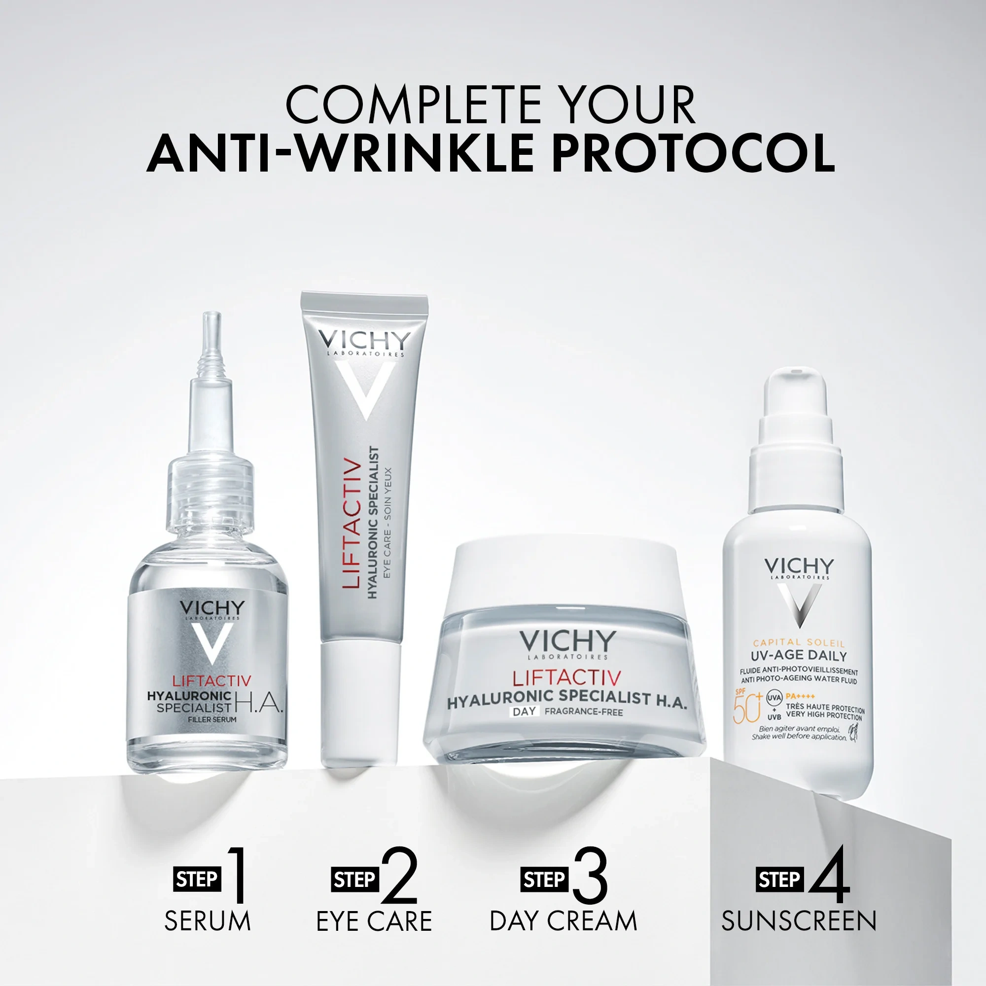 Vichy Liftactiv Hyaluronic Specialist H.A. Day Cream Fragrance Free, 50 ml