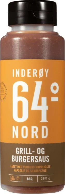 Grill&Burgersaus 280g Inderøy 64° Nord