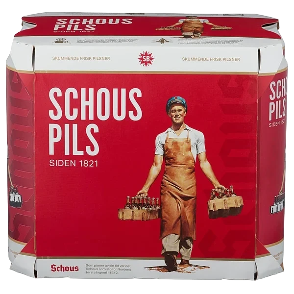 Schous Pilsner 0,5lx6 Bx