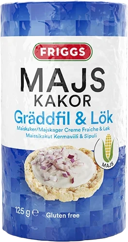 Majskakor Gräddfil/Lök