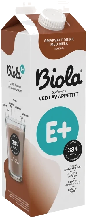 Biola e+ drikke kakao  1l