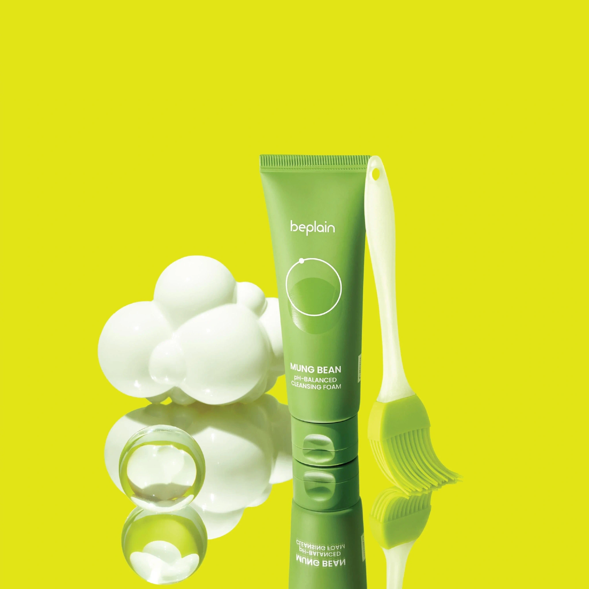 Beplain Mung Bean pH Balanced Cleansing Foam, 80 ml