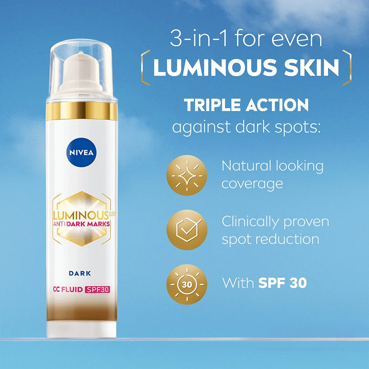 NIVEA Luminous630 Anti Dark-Spot CC Dark