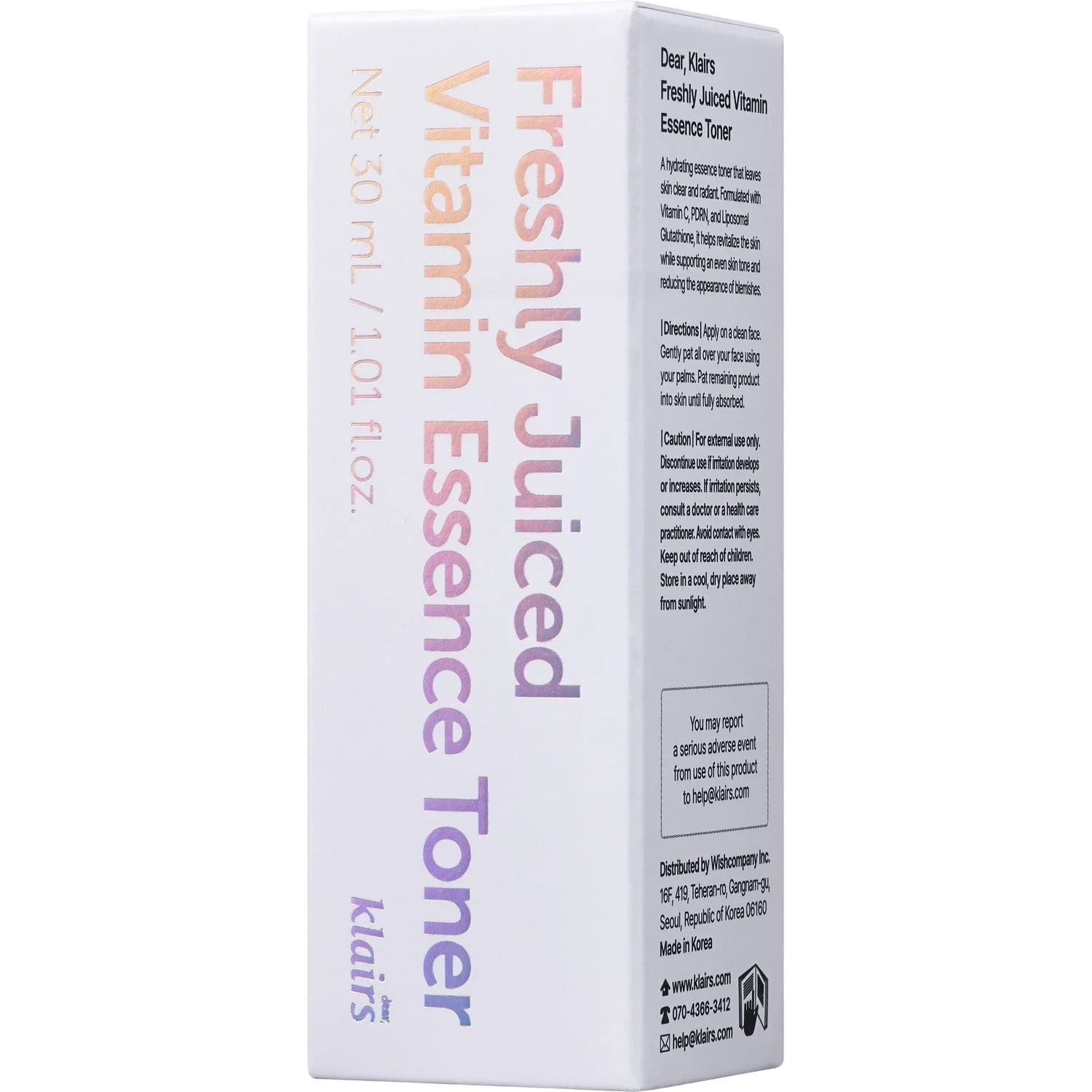 KLAIRS Freshly Juiced Vitamin Essence Toner 30 ml