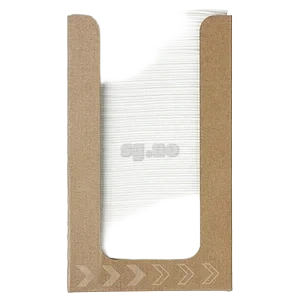 Dispenser m/dunisoft20cm hvit 100stk