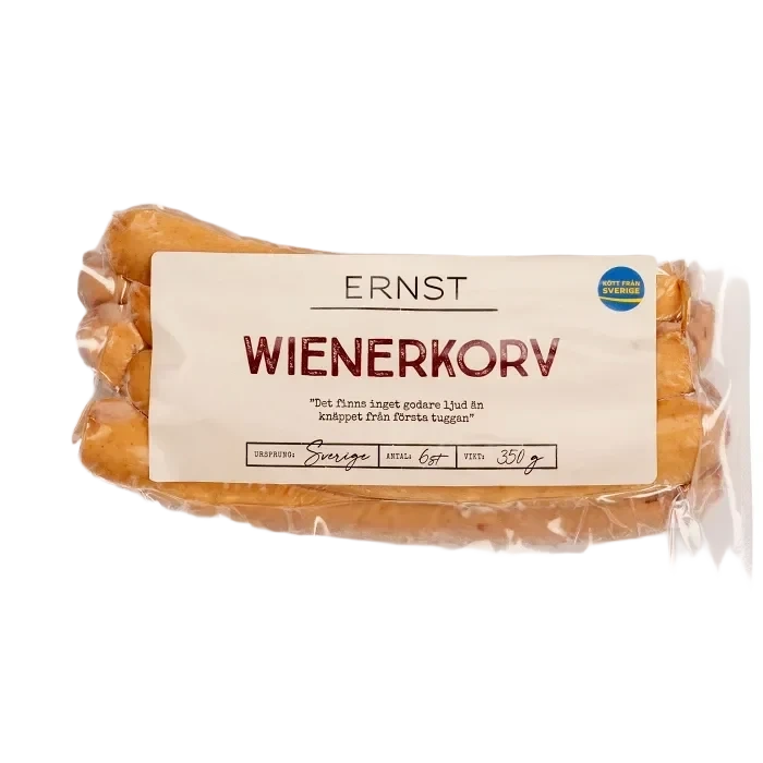Wienerkorv ca 350g Ernst