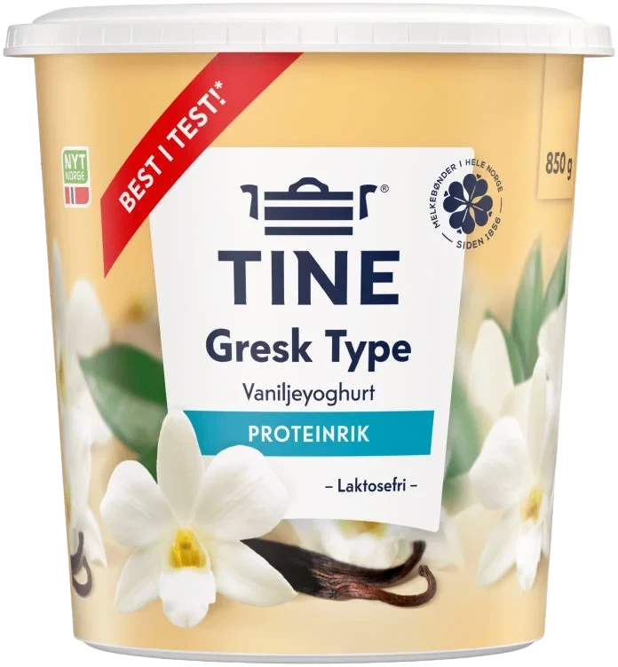 Yoghurt Gresk Type Vanilje 850g Tine