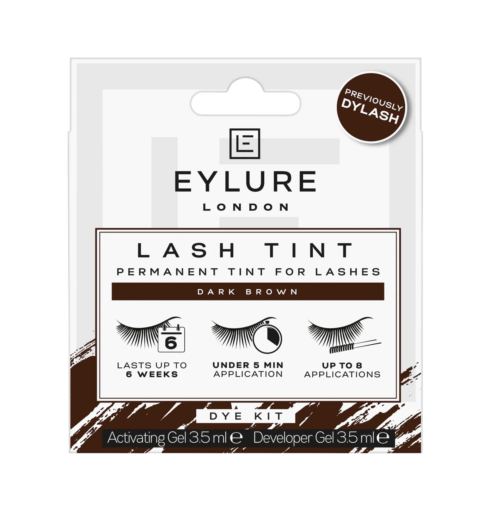 Eylure Lash Tint Permanent Lash Color Dark Brown