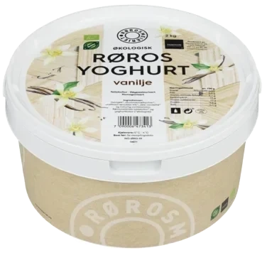 Røros yoghurt vanilje, økol. 2kg