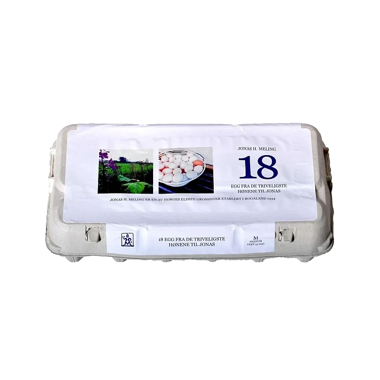 Egg m18 ferske   18stk    1,04kg