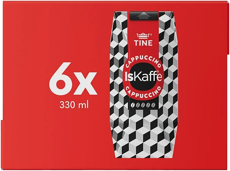 Iskaffe Cappuchino 6x330ml Tine
