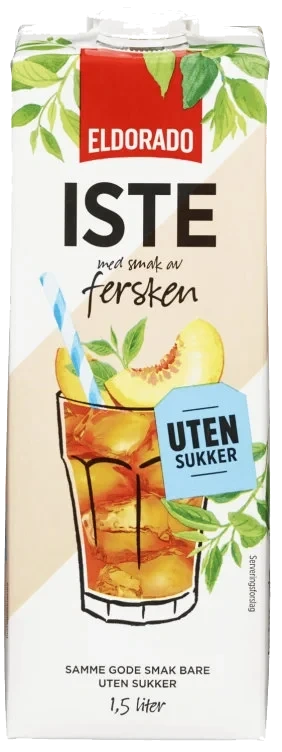 Iste Fersken u/sukker 1,5l Eldorado
