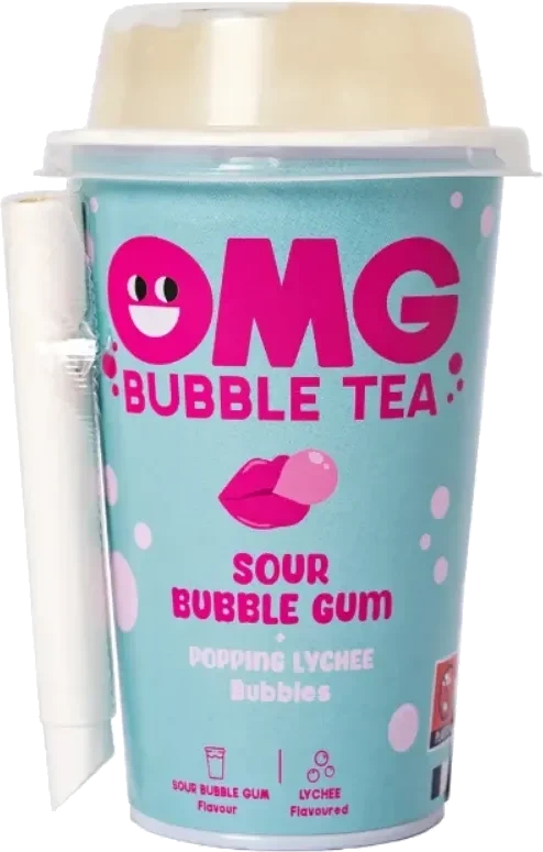 OMG Bubble Tea Bubble Gum Sour Blast 265ml