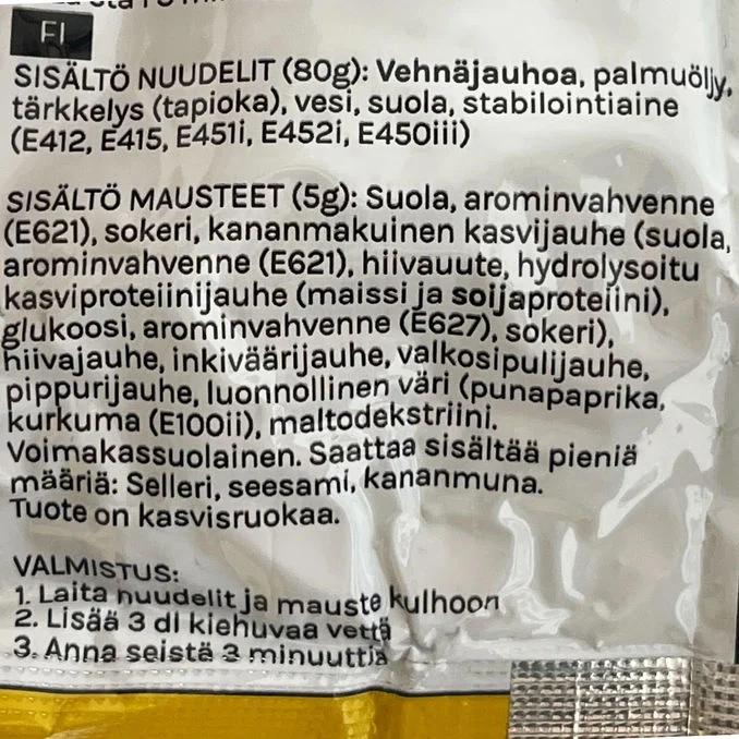 KATOZ Snabbnudel kycklin