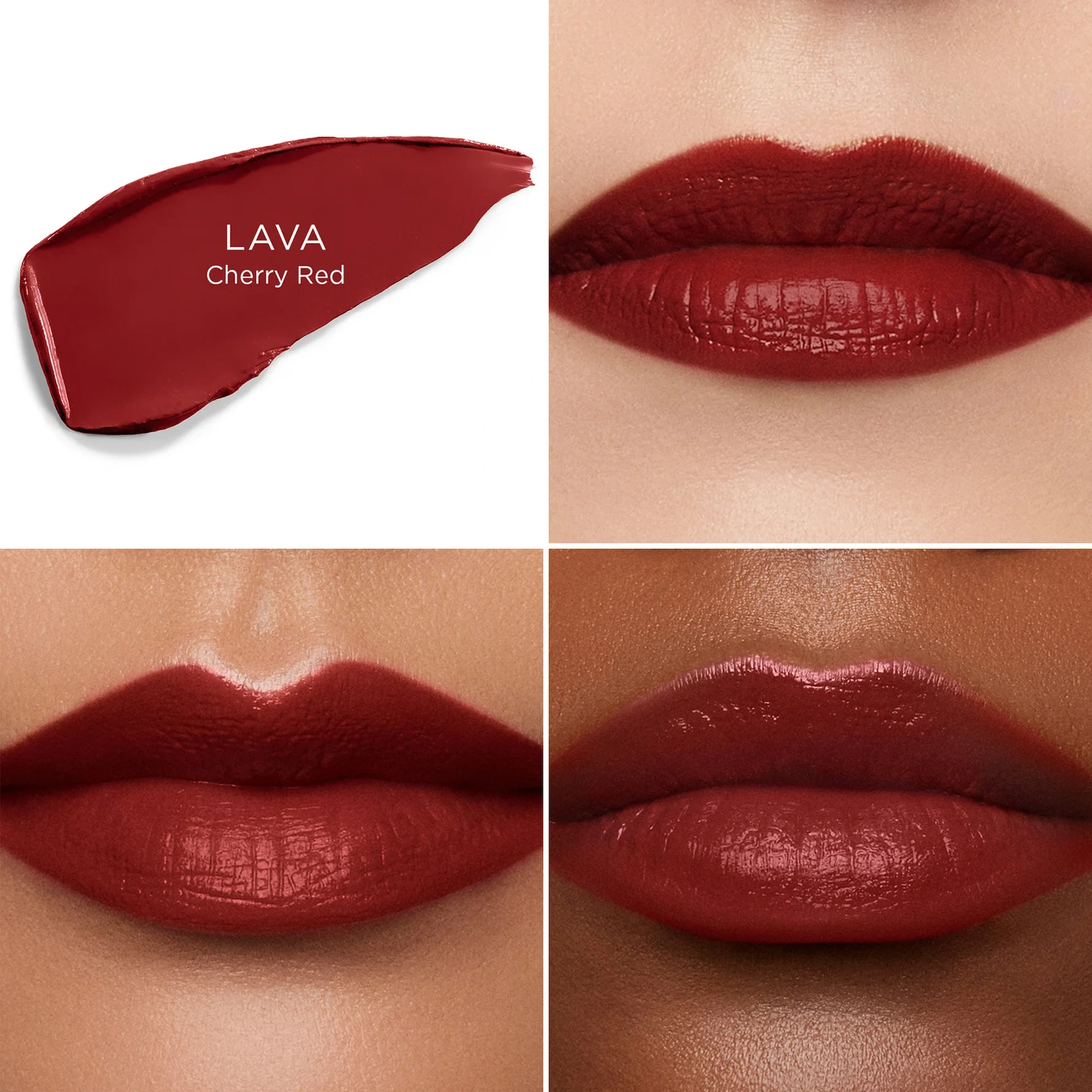 Hourglass Unlocked Satin Crème Lipstick Lava 322
