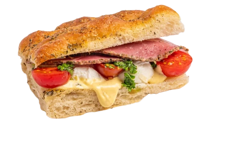 Focaccia m/pastrami av norsk Angus
