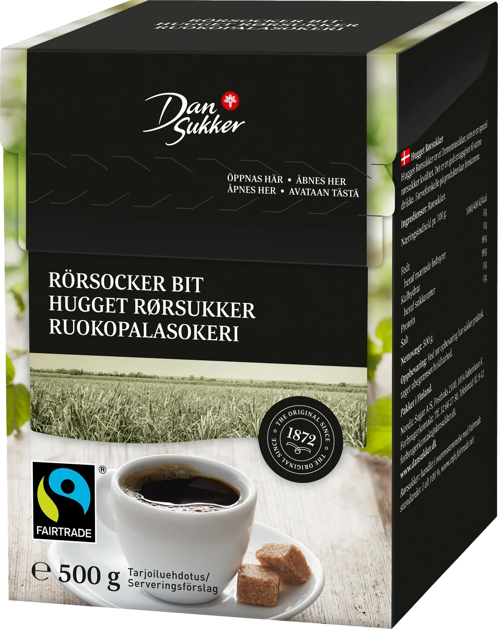 Rörsocker Bit  Fairtrade