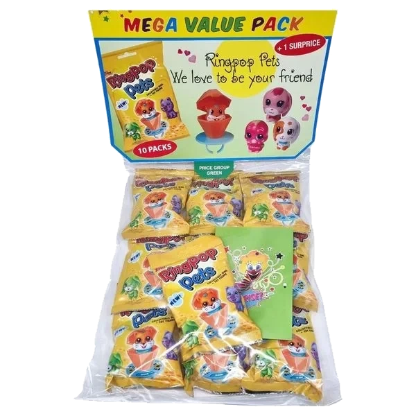 Ring Pop Puppies (Value Pack 10 stk)