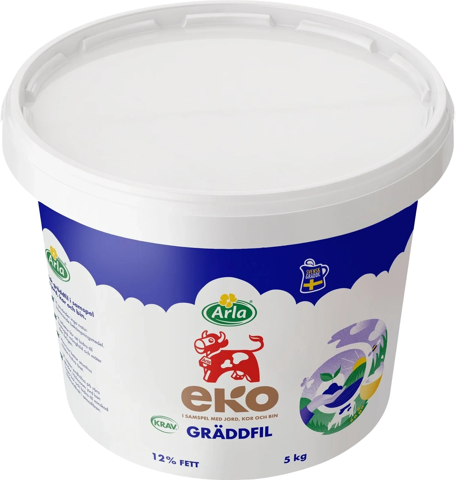 Eko gräddfil hink