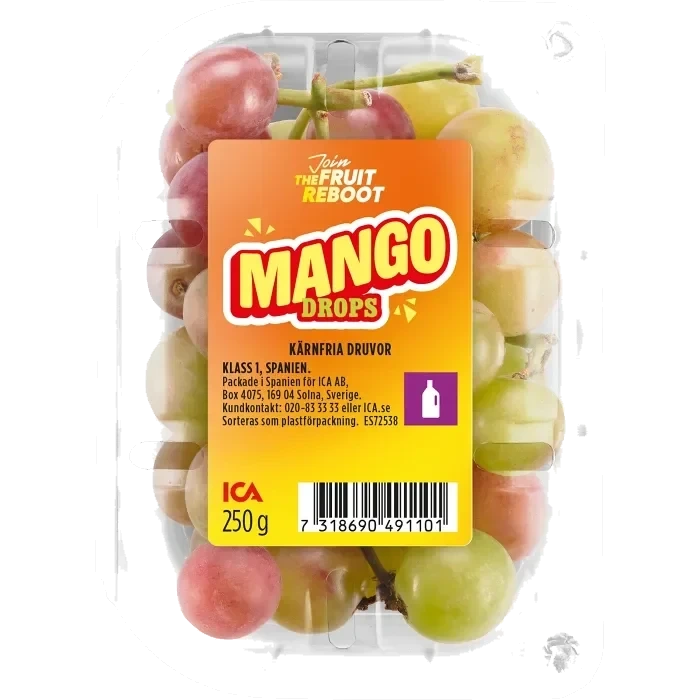 Mangodruvor 250g Klass 1 ICA
