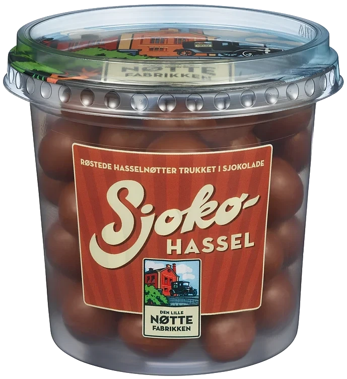 Sjokohassel   210g