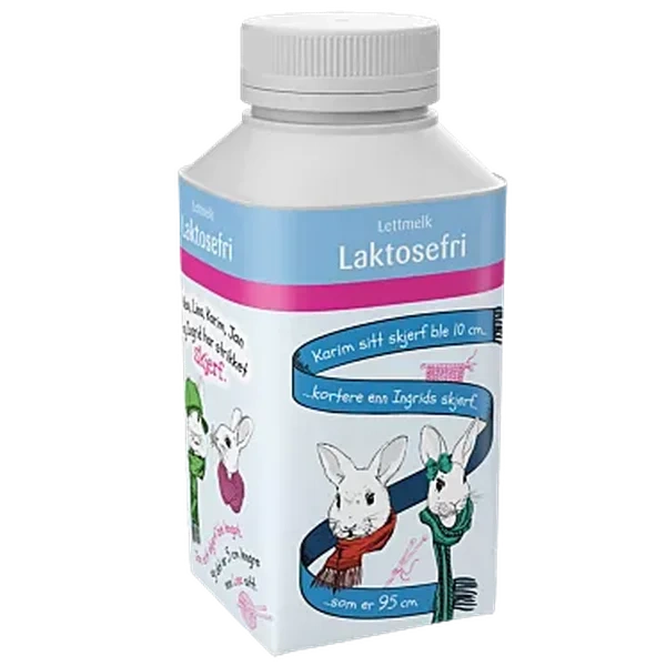 Tine Laktosefri Lettmelk 1,2% Brett 12x1/4l
