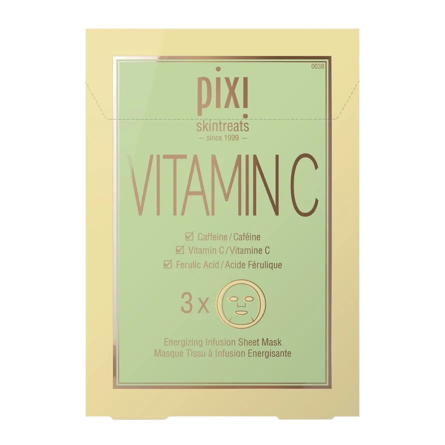 Pixi Vitamin-C Energizing Sheet Mask 3 pcs