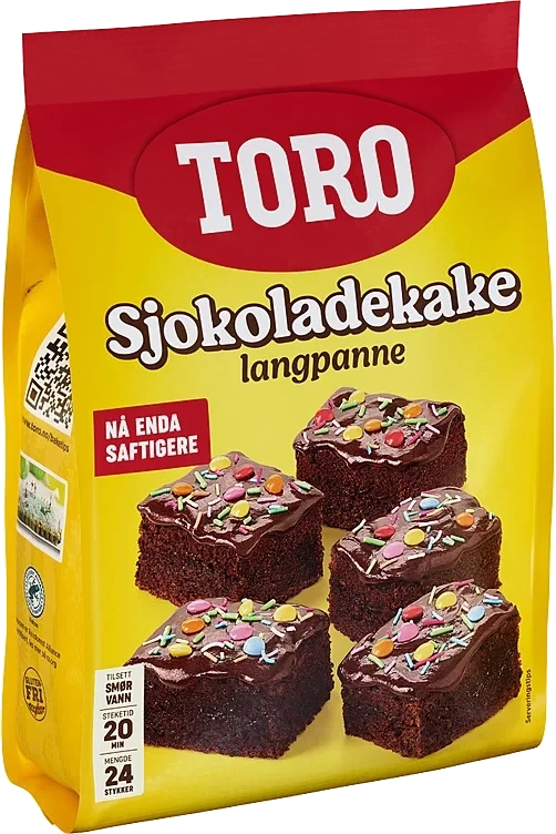 Sjokoladekake langpanne  880g