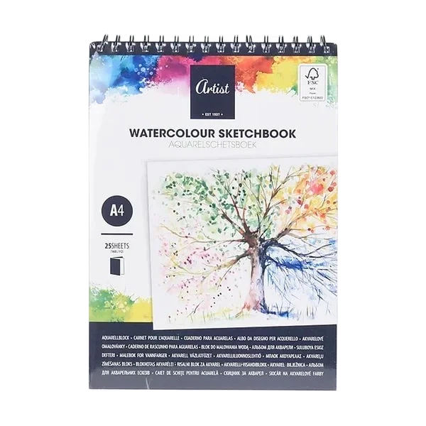 Watercolour Sketchbook A4