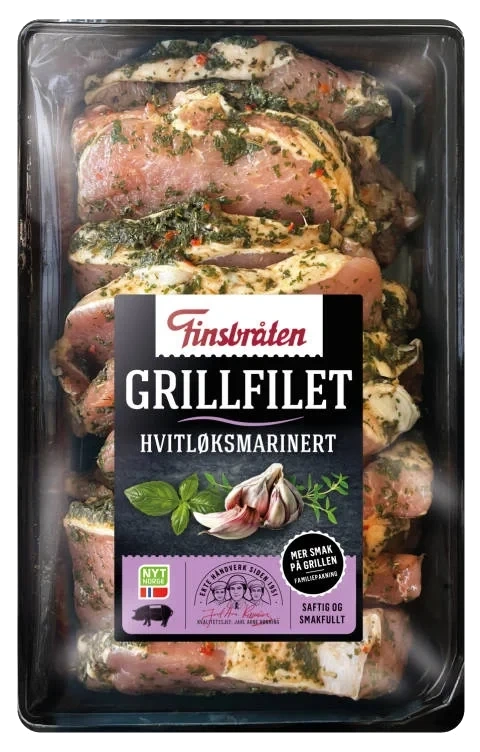 Svin Grillfilet Hvitløksmarinert Ca1,2kg