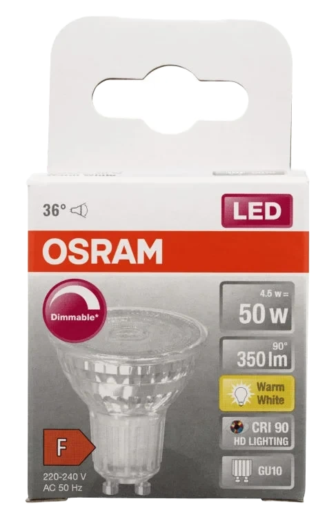 Lyspære Led Spot Par16 50 Dim Gu10 Osram