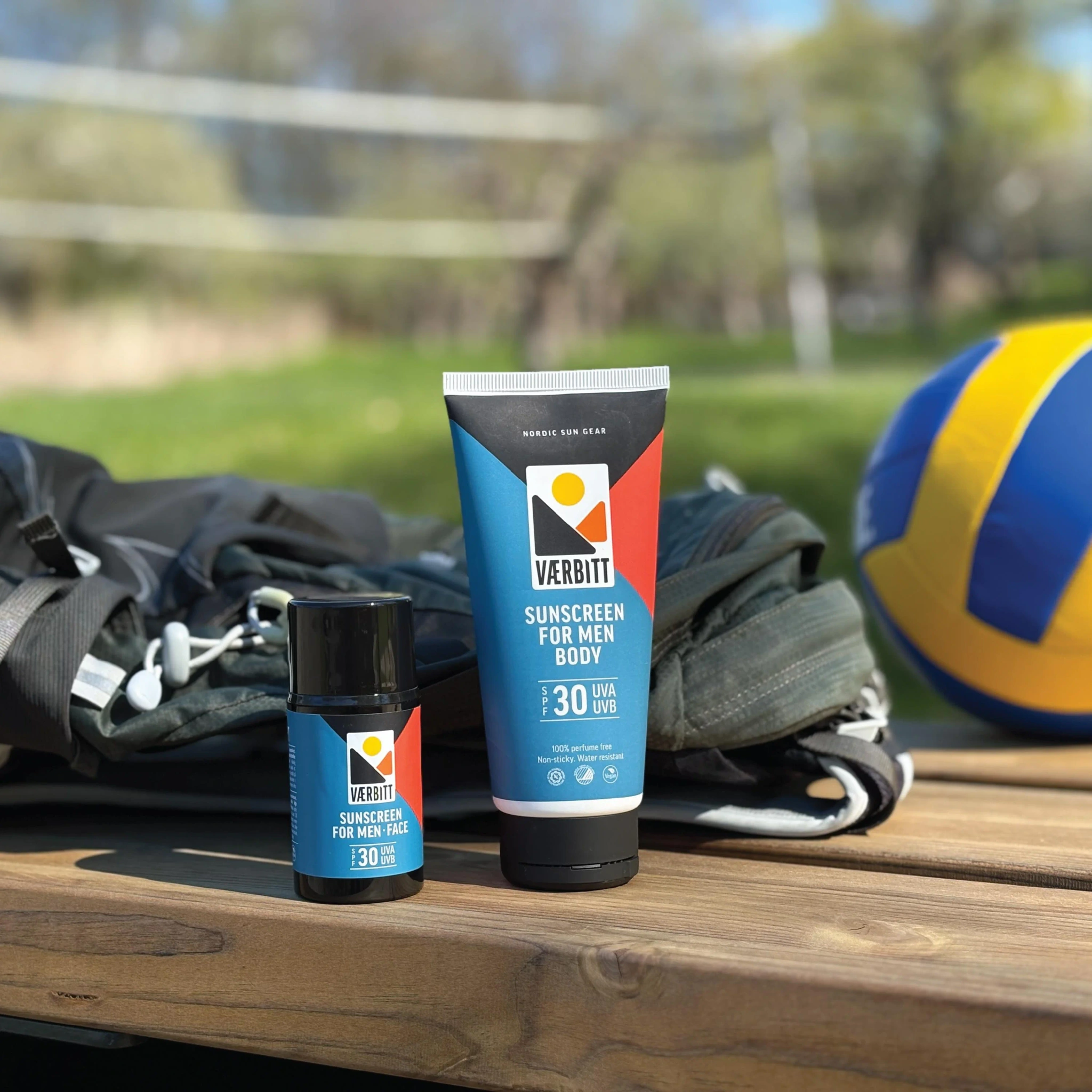 Værbitt Solkrem for menn kropp SPF30, 200 ml