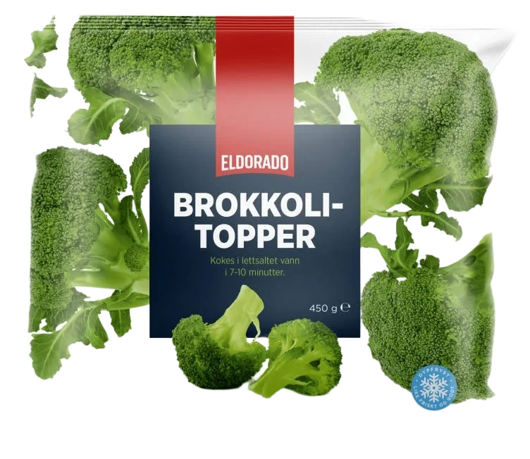 Brokkolitopper 450g Eldorado