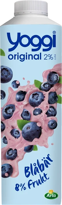 Original yoghurt blåbär