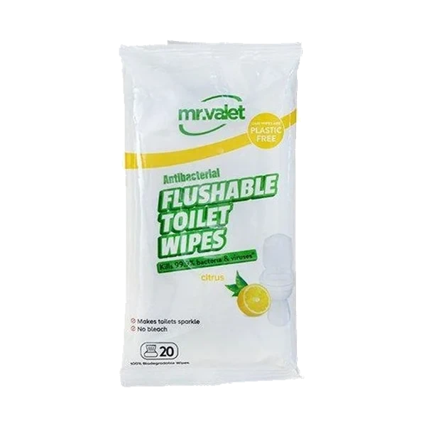 Flushable Toilet Wipes - Citrus