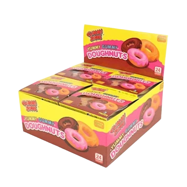 Gummi Zone Yummy Gummy Doughnuts (Kartong 24 x
