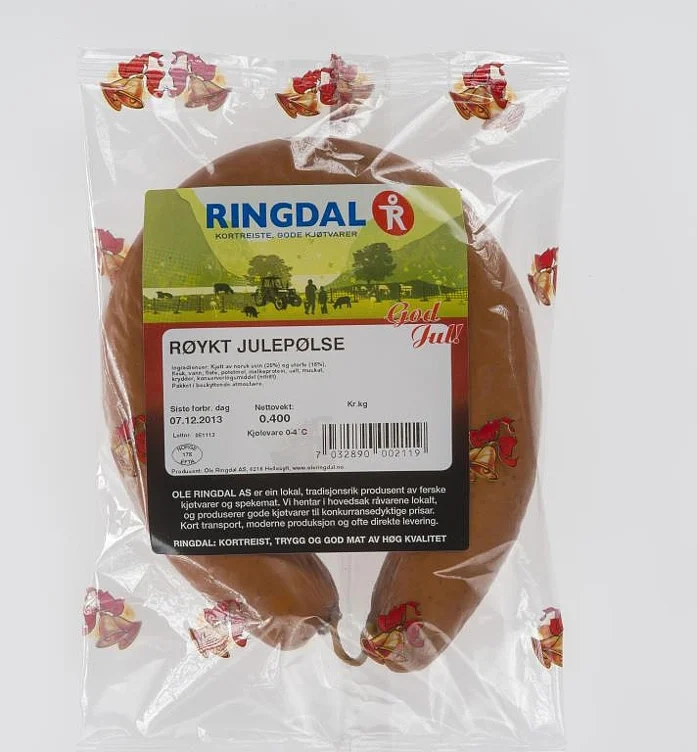 Julepølse Røykt 400g Ringdal