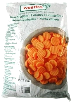 Morötter skivade