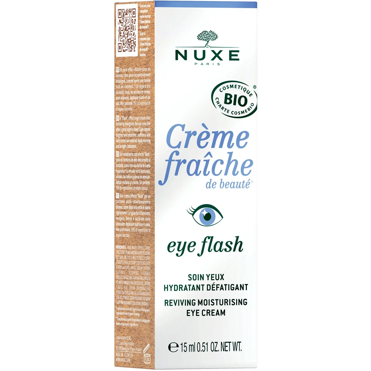 Nuxe Crème Fraîche De Beauté Eye Flash Anti-Fatigue Moisturizer 15 ml