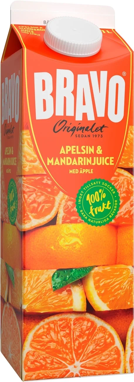 BRAVO Apelsin/Äpple/Mandarin