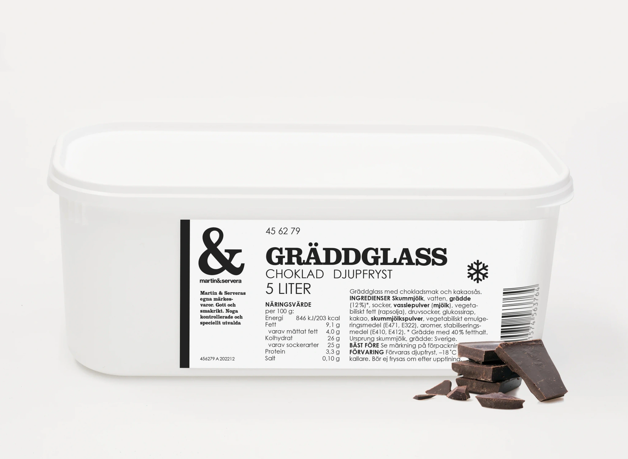Gräddglass choklad