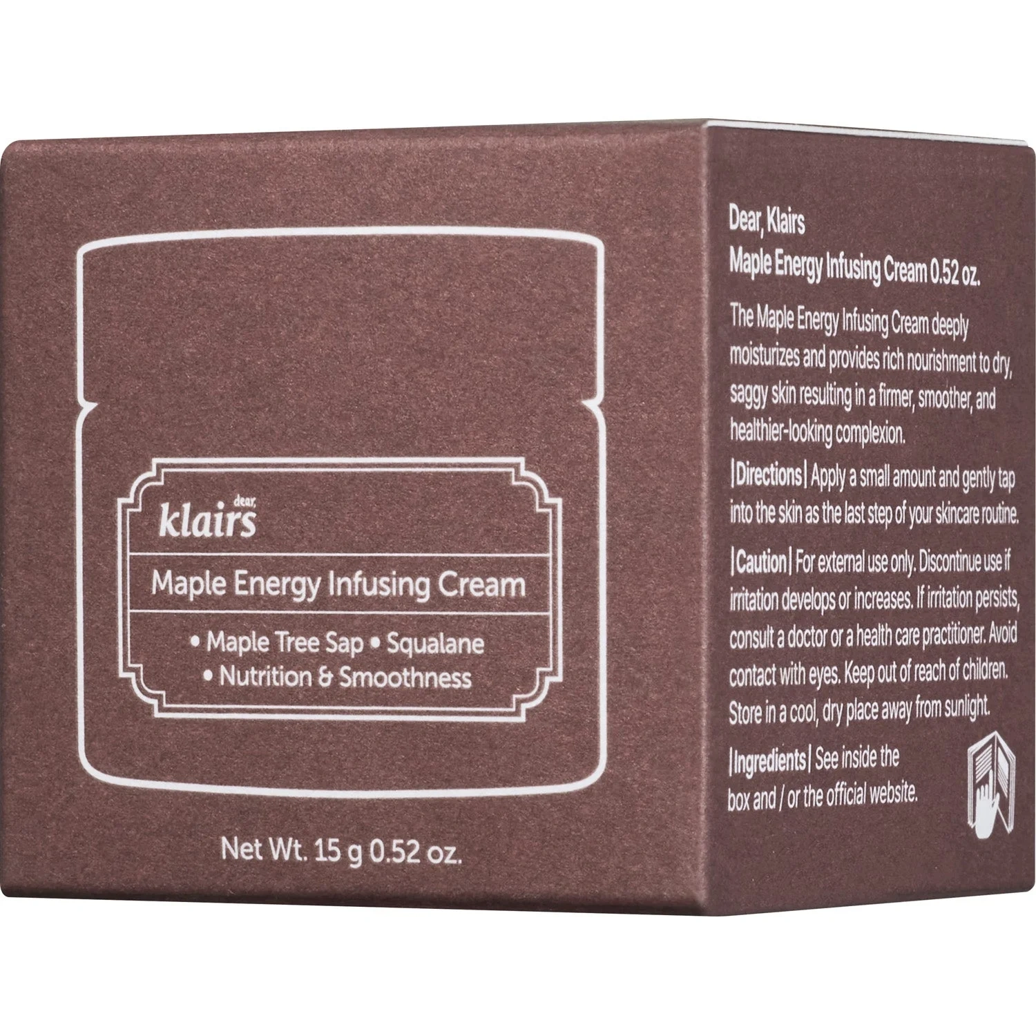 Klairs Maple Energy Infusing Cream, 15 g