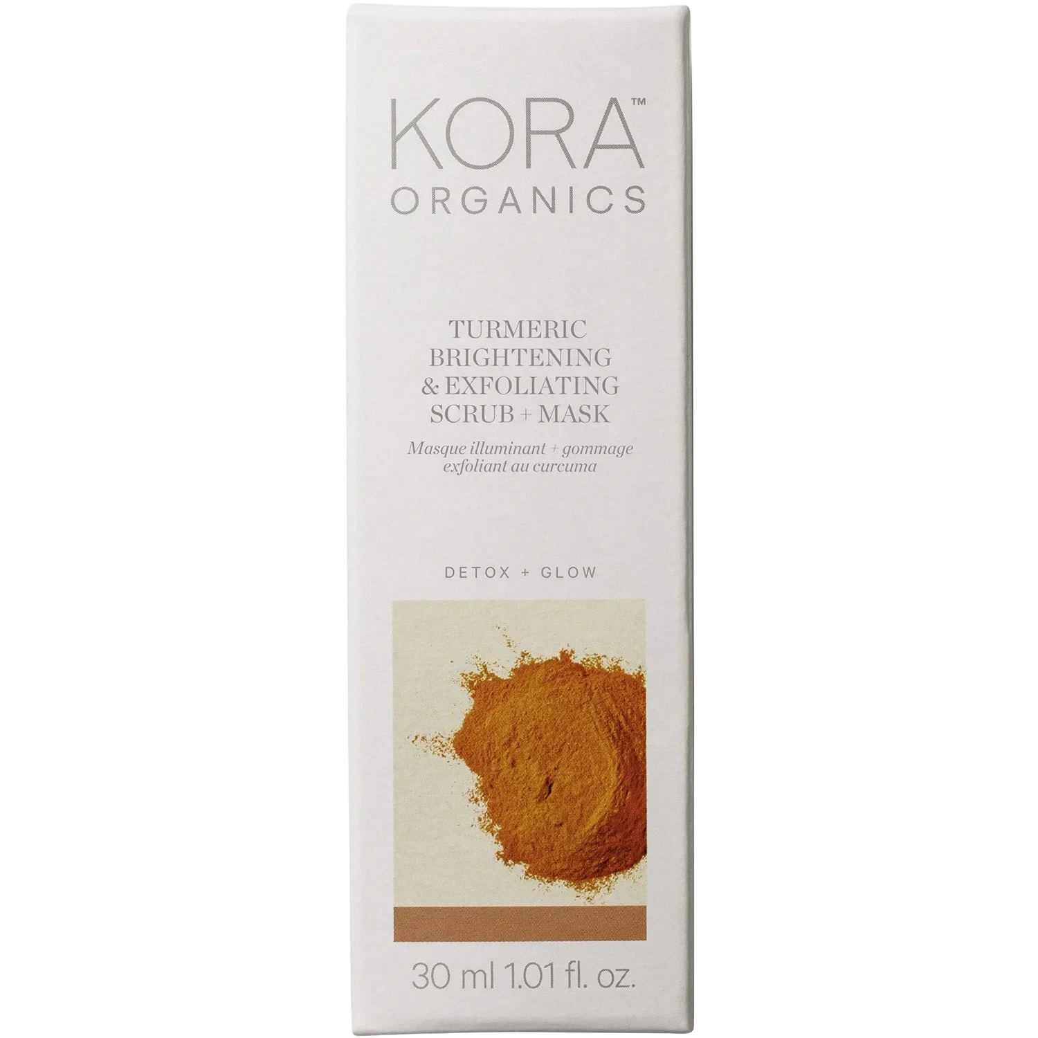 KORA Organics Turmeric Brightening & Exfoliating Scrub & Mask